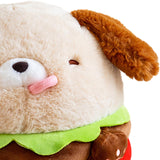 Maxbell Funny Cheeseburger Plush Stuffed Toy for Birthday Decoration Kids Boys Girls