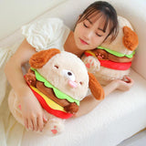 Maxbell Funny Cheeseburger Plush Stuffed Toy for Birthday Decoration Kids Boys Girls