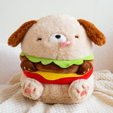 Maxbell Funny Cheeseburger Plush Stuffed Toy for Birthday Decoration Kids Boys Girls