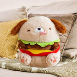 Maxbell Funny Cheeseburger Plush Stuffed Toy for Birthday Decoration Kids Boys Girls