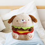 Maxbell Funny Cheeseburger Plush Stuffed Toy for Birthday Decoration Kids Boys Girls