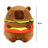 Maxbell Plush Hamburger Capybara Car Living Room Soft for Family Children Girls Boys 20cm