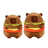 Maxbell Plush Hamburger Capybara Car Living Room Soft for Family Children Girls Boys 20cm