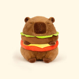 Maxbell Plush Hamburger Capybara Car Living Room Soft for Family Children Girls Boys 20cm