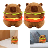 Maxbell Plush Hamburger Capybara Car Living Room Soft for Family Children Girls Boys 20cm