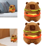 Maxbell Plush Hamburger Capybara Car Living Room Soft for Family Children Girls Boys 20cm