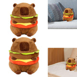 Maxbell Plush Hamburger Capybara Car Living Room Soft for Family Children Girls Boys 20cm