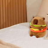 Maxbell Plush Hamburger Capybara Car Living Room Soft for Family Children Girls Boys 20cm