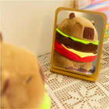 Maxbell Plush Hamburger Capybara Car Living Room Soft for Family Children Girls Boys 20cm