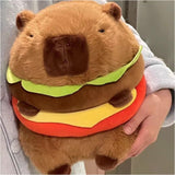 Maxbell Plush Hamburger Capybara Car Living Room Soft for Family Children Girls Boys 20cm