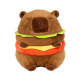 Maxbell Plush Hamburger Capybara Car Living Room Soft for Family Children Girls Boys 28cm
