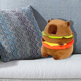 Maxbell Plush Hamburger Capybara Car Living Room Soft for Family Children Girls Boys 28cm