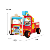 Maxbell Wooden Busy Board with LED Light Screwdriver Board for Boys Girls Activities