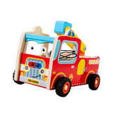 Maxbell Wooden Busy Board with LED Light Screwdriver Board for Boys Girls Activities