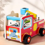 Maxbell Wooden Busy Board with LED Light Screwdriver Board for Boys Girls Activities