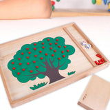 Wood Math Counting Toy Math Toy Montessori Toy for Kids Preschool Boys Girls