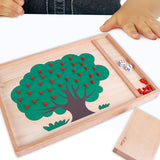 Wood Math Counting Toy Math Toy Montessori Toy for Kids Preschool Boys Girls