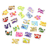 Craft DIY 3D Puzzle Sensory Development Shape Matching Puzzle for Babies