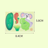 Maxbell Craft DIY 3D Puzzle Sensory Development Shape Matching Puzzle for Babies