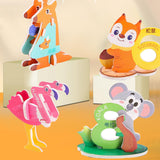 Maxbell Craft DIY 3D Puzzle Sensory Development Shape Matching Puzzle for Babies