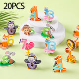Maxbell Craft DIY 3D Puzzle Sensory Development Shape Matching Puzzle for Babies
