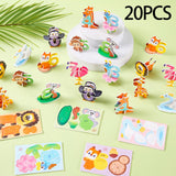 Maxbell Craft DIY 3D Puzzle Sensory Development Shape Matching Puzzle for Babies