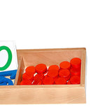 Maxbell Montessori Number Cards & Counters for Early Childhood Children Kindergarten