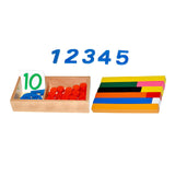 Maxbell Montessori Number Cards & Counters for Early Childhood Children Kindergarten