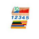 Maxbell Montessori Number Cards & Counters for Early Childhood Children Kindergarten