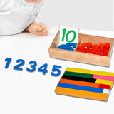 Maxbell Montessori Number Cards & Counters for Early Childhood Children Kindergarten