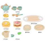 Maxbell Montessori Toys Role Game Simulation Tea Glass Educational Toy Tea Party Set