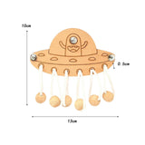 Maxbell Busy Board DIY Part DIY Material Wooden Montessori for Infants Birthday Gift spaceship