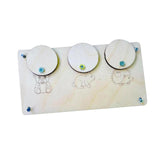 Maxbell Busy Board DIY Part DIY Material Wooden Montessori for Infants Birthday Gift pairing