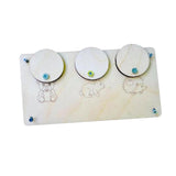 Maxbell Busy Board DIY Part DIY Material Wooden Montessori for Infants Birthday Gift pairing