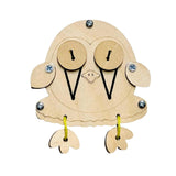 Maxbell Busy Board DIY Part DIY Material Wooden Montessori for Infants Birthday Gift owl