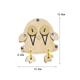 Maxbell Busy Board DIY Part DIY Material Wooden Montessori for Infants Birthday Gift owl