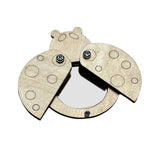 Maxbell Busy Board DIY Part DIY Material Wooden Montessori for Infants Birthday Gift mirror