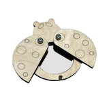 Maxbell Busy Board DIY Part DIY Material Wooden Montessori for Infants Birthday Gift mirror