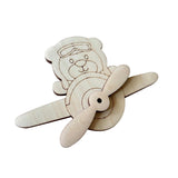 Maxbell Busy Board DIY Part DIY Material Wooden Montessori for Infants Birthday Gift plane