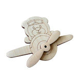 Maxbell Busy Board DIY Part DIY Material Wooden Montessori for Infants Birthday Gift plane