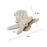 Maxbell Busy Board DIY Part DIY Material Wooden Montessori for Infants Birthday Gift plane