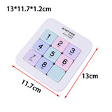 Maxbell Magnetic Number Sliding Puzzle Portable Learning Tangram Jigsaw Intelligence 3 floors