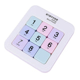 Maxbell Magnetic Number Sliding Puzzle Portable Learning Tangram Jigsaw Intelligence 3 floors