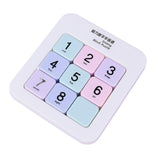 Maxbell Magnetic Number Sliding Puzzle Portable Learning Tangram Jigsaw Intelligence 3 floors