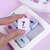 Maxbell Magnetic Number Sliding Puzzle Portable Learning Tangram Jigsaw Intelligence 3 floors