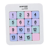 Maxbell Magnetic Number Sliding Puzzle Portable Learning Tangram Jigsaw Intelligence 4 floors