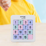 Maxbell Magnetic Number Sliding Puzzle Portable Learning Tangram Jigsaw Intelligence 4 floors