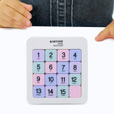 Maxbell Magnetic Number Sliding Puzzle Portable Learning Tangram Jigsaw Intelligence 4 floors