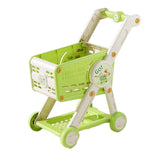 Maxbell Toy Shopping Cart Multifunctional Role Playing for Children Kids Development Green