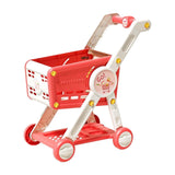 Maxbell Toy Shopping Cart Multifunctional Role Playing for Children Kids Development Red